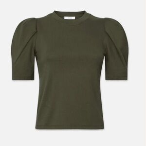 Frame Draped Femme Short Sleeve Tee Fatigue Size XS (0671)
